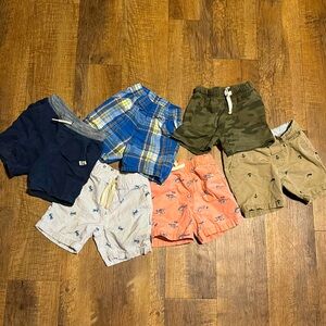 Bundle of boys 24mo/2T shorts.  6 pairs.